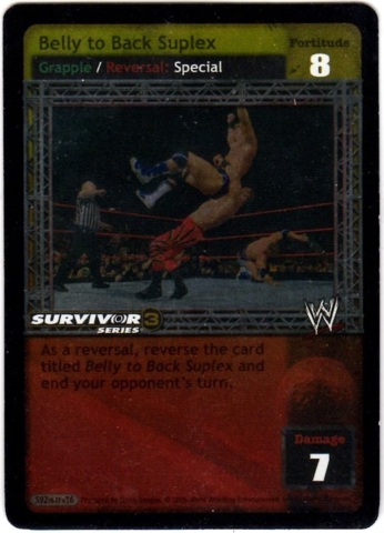 Belly to Back Suplex (SS3) Foil